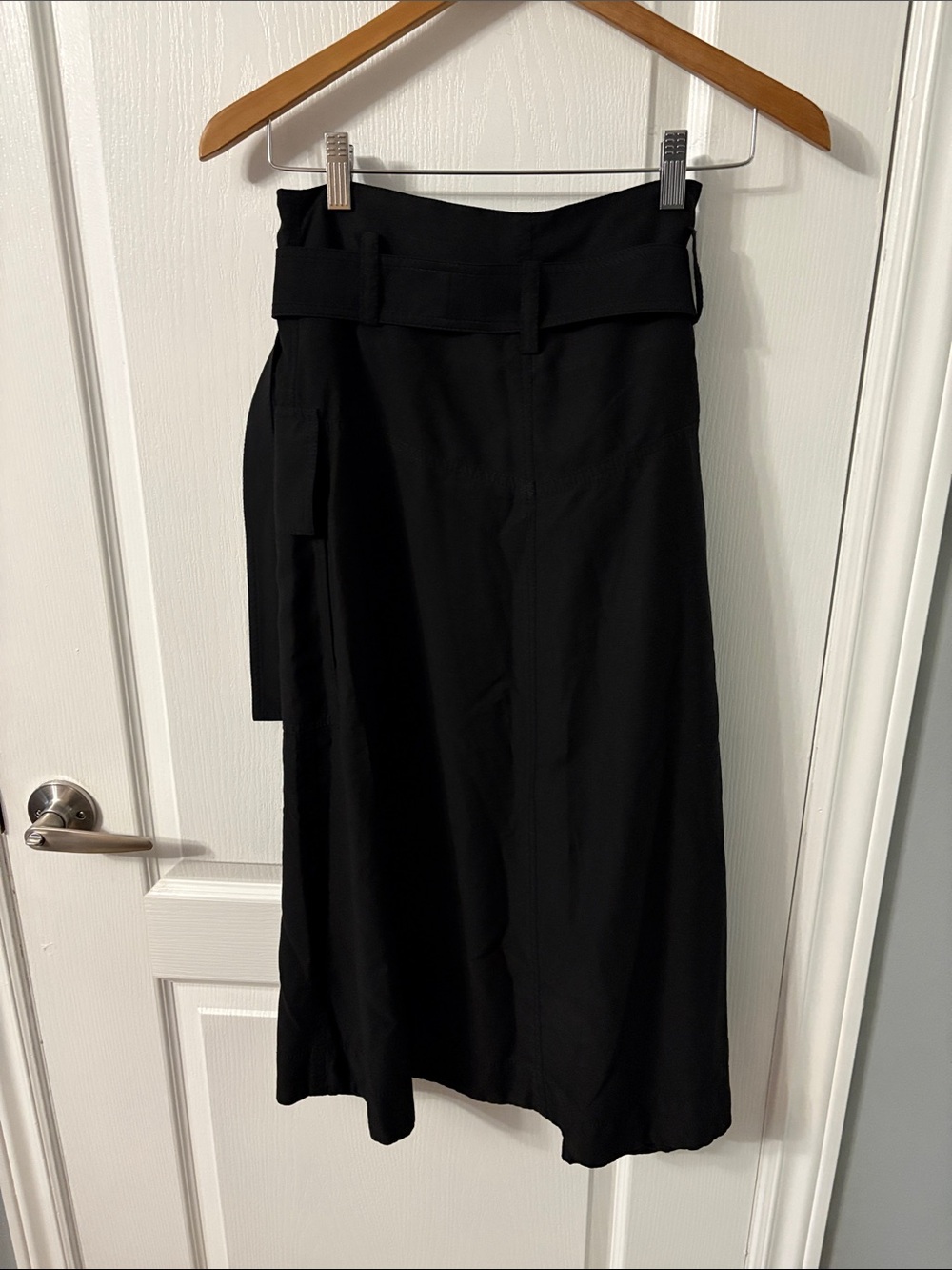 Classic Black Midi Skirt